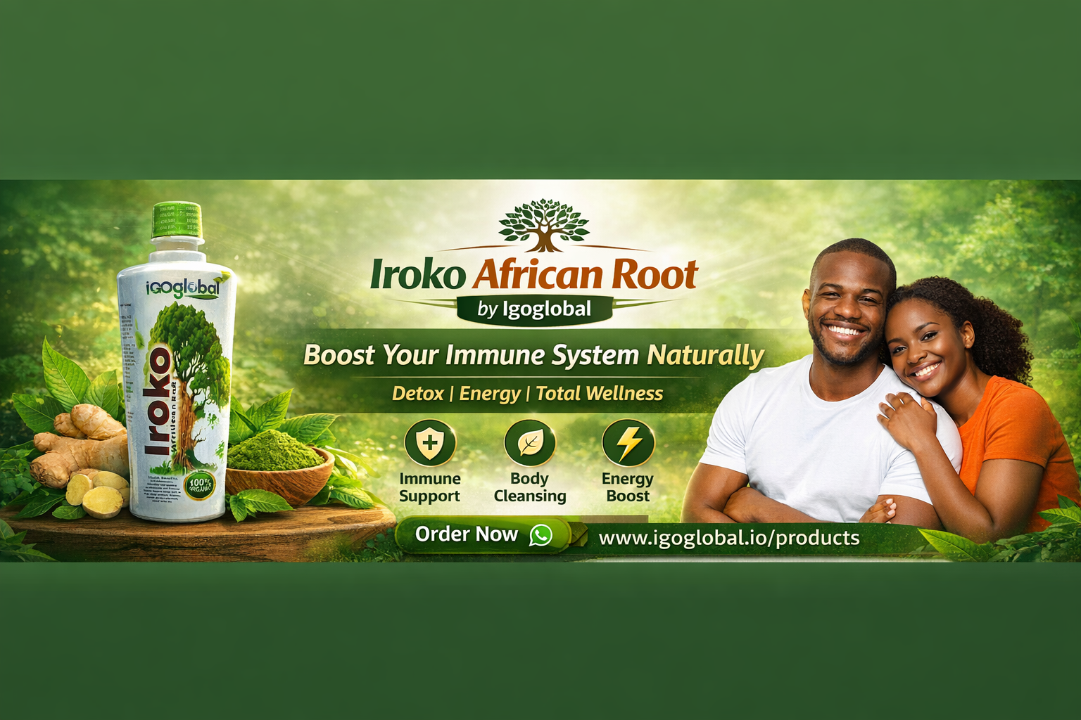 Natural Health Boost With Iroko Root
